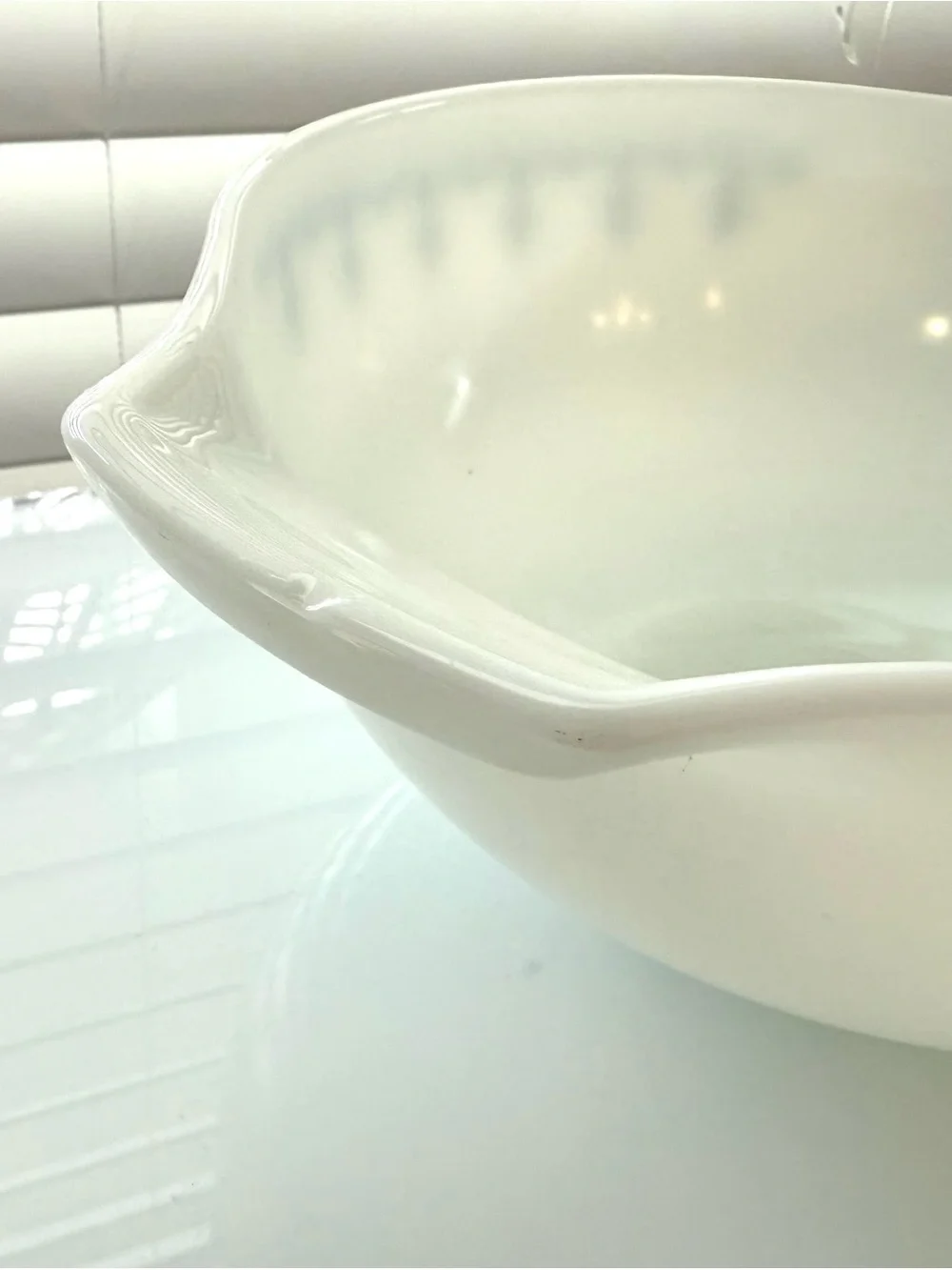 Vintage Pyrex Snowflake Garland Blue/White Cinderella Mixing Bowl - Set of 4